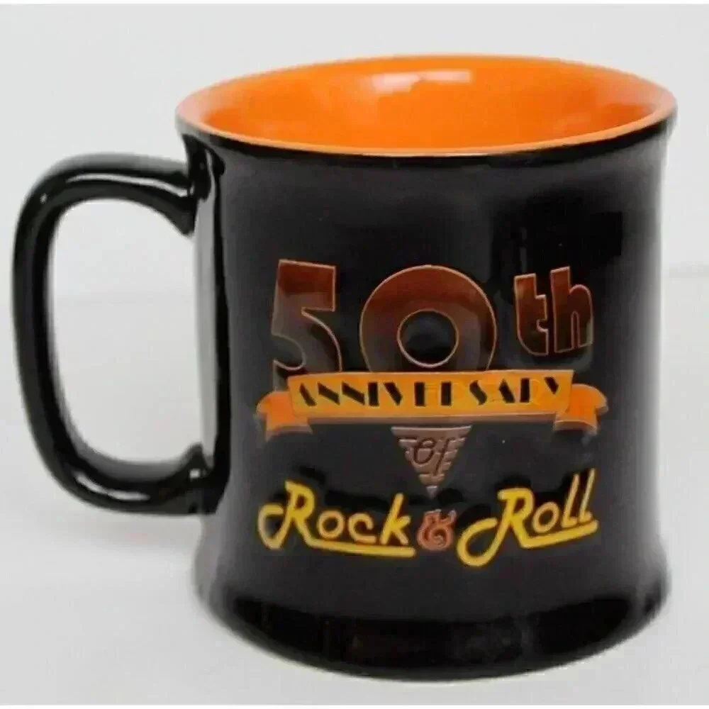 Vintage Elvis Presley Coffee Mug 50th Anniversary He Dared To Rock July 5 1954